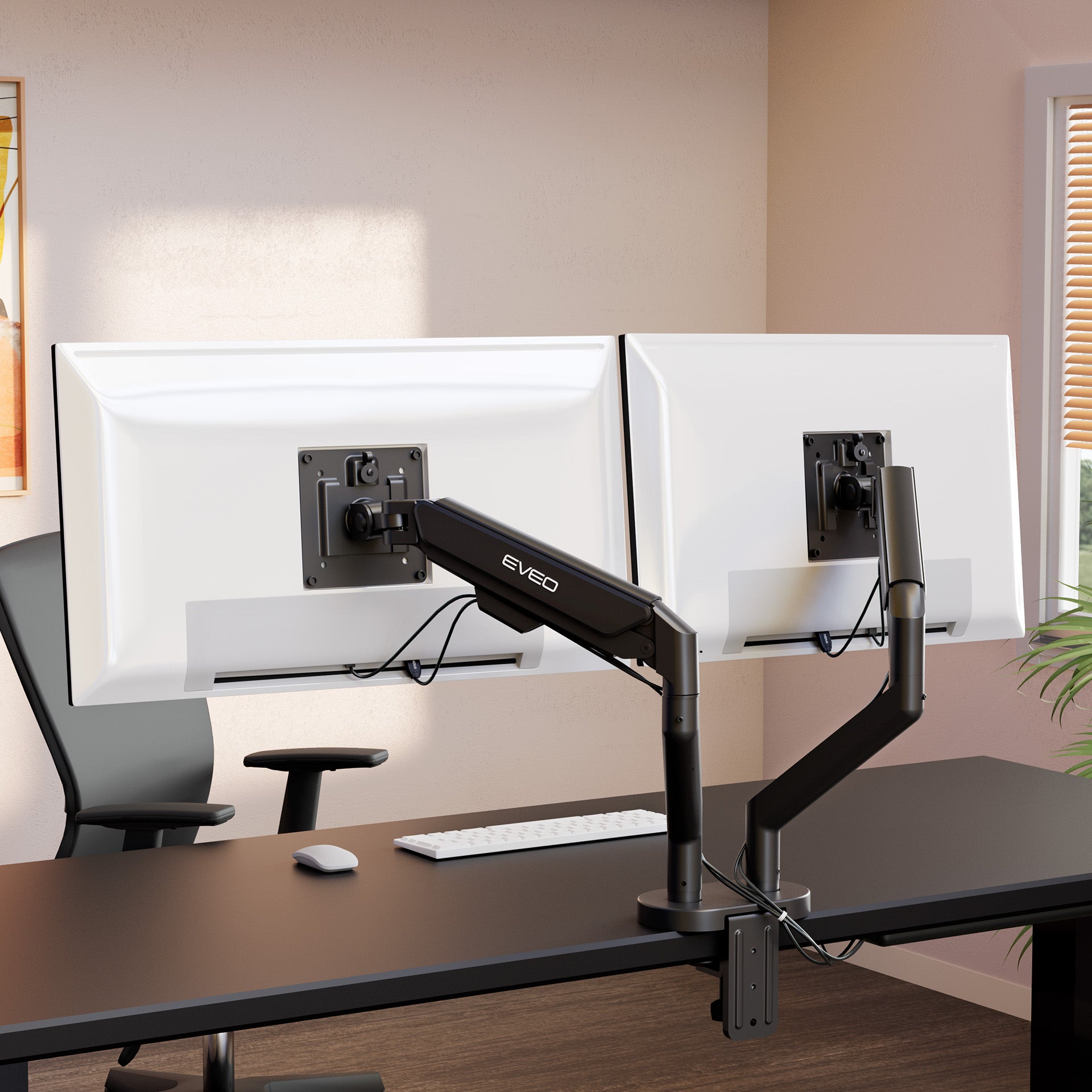 Premium Dual Monitor Mount - EVEO TV