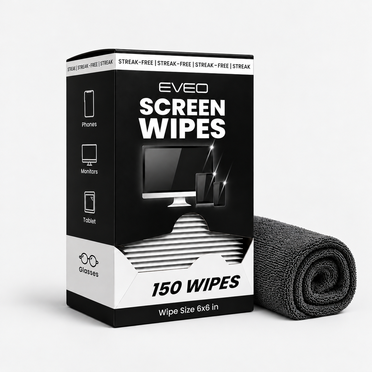 EVEO Screen Wipes – Bulk Packs