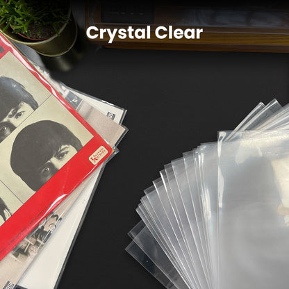 EVEO Vinyl Care Bundle - 200 Vinyl Sleeves + Vinyl 4-1 Cleaner Kit - EVEO TV
