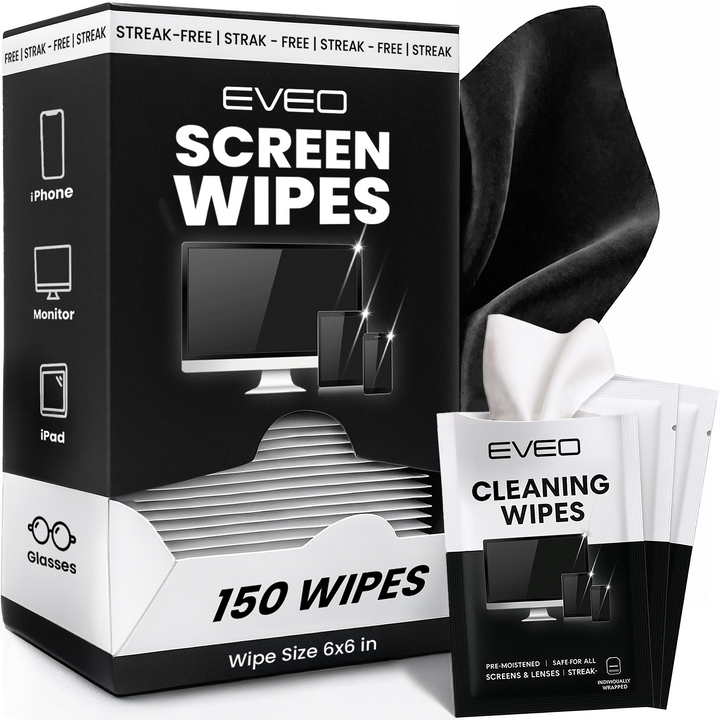 Electronic Wipes - Pack of 150 - EVEO TV