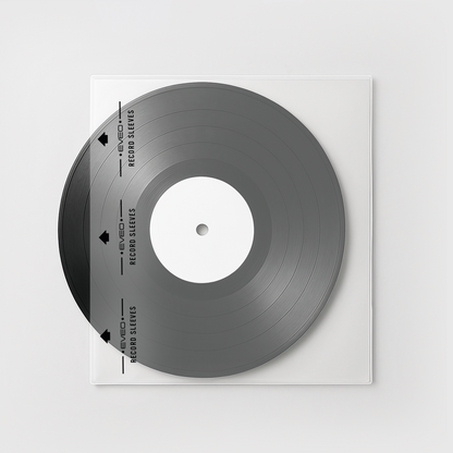 12" Transparent UltraClear Vinyl Record Inner Sleeves - Archival Quality (25-50 Packs) - EVEO TV