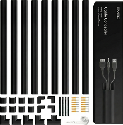 153" Cord Hider Kit - EVEO TV